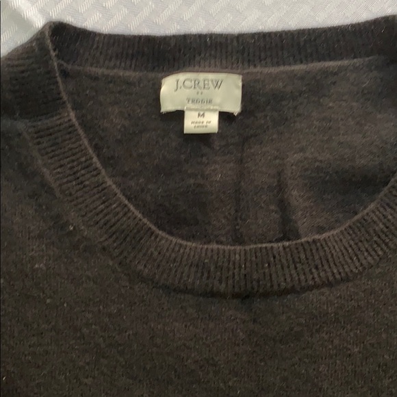 Gently worn JCrew Teddie Merino Wool sweater sz M - Picture 2 of 4